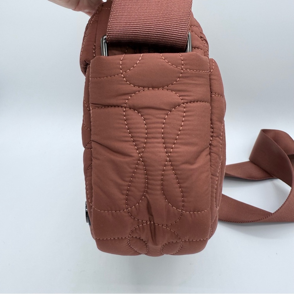Lululemon Quilted Embrace 4L Crossbody Bag Purse Ancient Copper - Picture 6 of 16